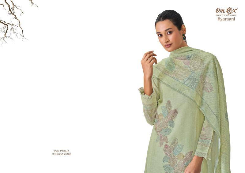 Omtex kyaraani ikat Best dress material wholesalers in Mumbai